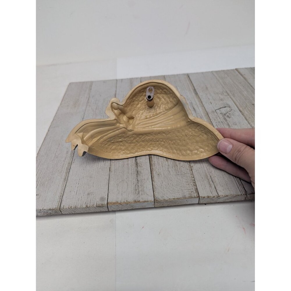 Set of 3 Ladies Hat With Blue Bows Vintage Wall Decor Burwood #2803 6"-7" MCM - Picture 10 of 11